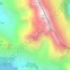 Mappa topografica Mount Huber, altitudine, rilievo