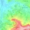 Mappa topografica Cricket Malherbie, altitudine, rilievo