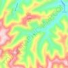 Mappa topografica Etty, altitudine, rilievo