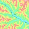 Mappa topografica 招安镇, altitudine, rilievo