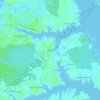 Mappa topografica Seaford, altitudine, rilievo