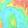 Mappa topografica Rochambeau, altitudine, rilievo