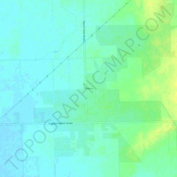Mappa topografica Peters, altitudine, rilievo