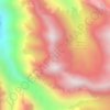 Mappa topografica Paramo De Las Hermosas, altitudine, rilievo
