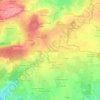 Mappa topografica Le Moulinet, altitudine, rilievo
