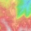 Mappa topografica Canyon Lookout, altitudine, rilievo