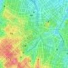 Mappa topografica Rua Augusta, altitudine, rilievo
