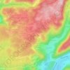 Mappa topografica Les Breuchots, altitudine, rilievo