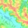 Mappa topografica Izaute, altitudine, rilievo