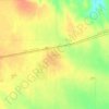 Mappa topografica Weskan, altitudine, rilievo