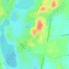 Mappa topografica Mendon Ponds Park, altitudine, rilievo