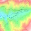Mappa topografica La Moya, altitudine, rilievo
