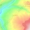 Mappa topografica Vereda Lagunitas, altitudine, rilievo
