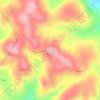 Mappa topografica Pico do Papagaio, altitudine, rilievo