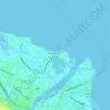 Mappa topografica Bonbon, altitudine, rilievo