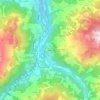 Mappa topografica Mogno, altitudine, rilievo