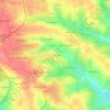 Mappa topografica La Fragnée, altitudine, rilievo