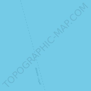 Mappa topografica Golfo de Almería, altitudine, rilievo