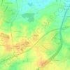 Mappa topografica La Fromagère, altitudine, rilievo