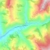 Mappa topografica Chirgoan, altitudine, rilievo