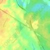 Mappa topografica Pinehurst, altitudine, rilievo