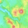 Mappa topografica Servissac, altitudine, rilievo