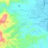 Mappa topografica Cogon Cruz, altitudine, rilievo