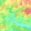 Mappa topografica Le Claud, altitudine, rilievo