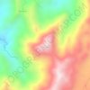 Mappa topografica Mago Peak, altitudine, rilievo
