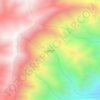 Mappa topografica Socavon, altitudine, rilievo