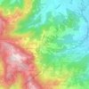 Mappa topografica Monte Magrè, altitudine, rilievo