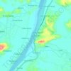 Mappa topografica Gattaran, altitudine, rilievo