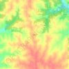 Mappa topografica Vibbard, altitudine, rilievo