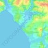Mappa topografica Le Loch, altitudine, rilievo