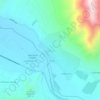 Mappa topografica Las Rojas, altitudine, rilievo