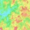 Mappa topografica Les Farges, altitudine, rilievo