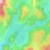 Mappa topografica Rieu Montagné, altitudine, rilievo