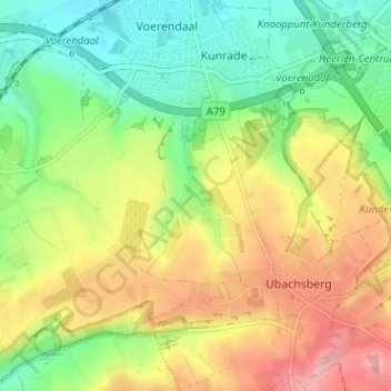 Mappa topografica Winthagen, altitudine, rilievo