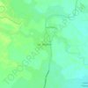 Mappa topografica San Silvestre, altitudine, rilievo