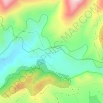 Mappa topografica El Ramal, altitudine, rilievo