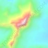 Mappa topografica Wamanrasu, altitudine, rilievo