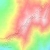 Mappa topografica Ñuñurco, altitudine, rilievo