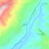 Mappa topografica Saboyá, altitudine, rilievo