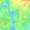 Mappa topografica Kerorang, altitudine, rilievo