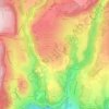 Mappa topografica Vieu, altitudine, rilievo