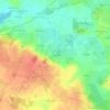 Mappa topografica La Courgeon, altitudine, rilievo