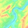 Mappa topografica Riverville, altitudine, rilievo