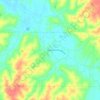 Mappa topografica Hiteman, altitudine, rilievo
