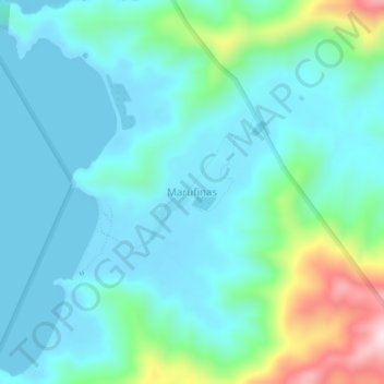 Mappa topografica Marufinas, altitudine, rilievo