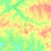 Mappa topografica Elizaville, altitudine, rilievo